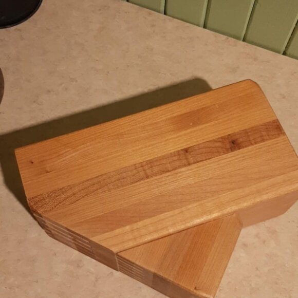 Slot wood knife block - Picture 2 of 4